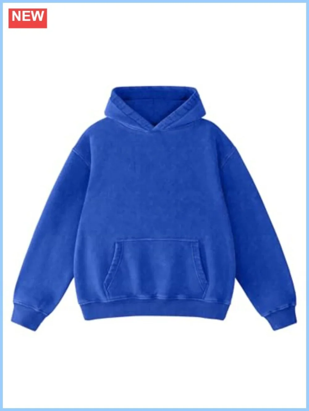 Oversized Heavyweight Hoodie Pullover Vintage Acid Wash Fleece